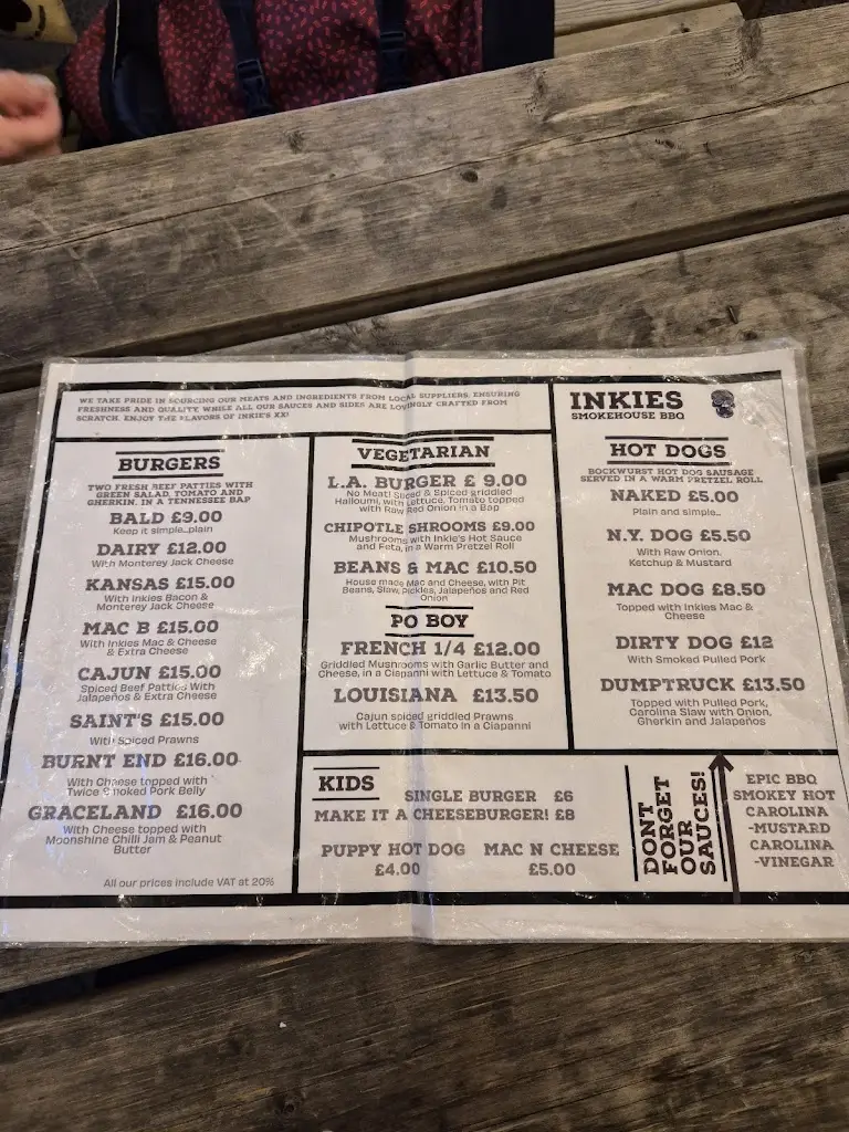 Menu_Inkie's Smokehouse_Liskeard_image_1