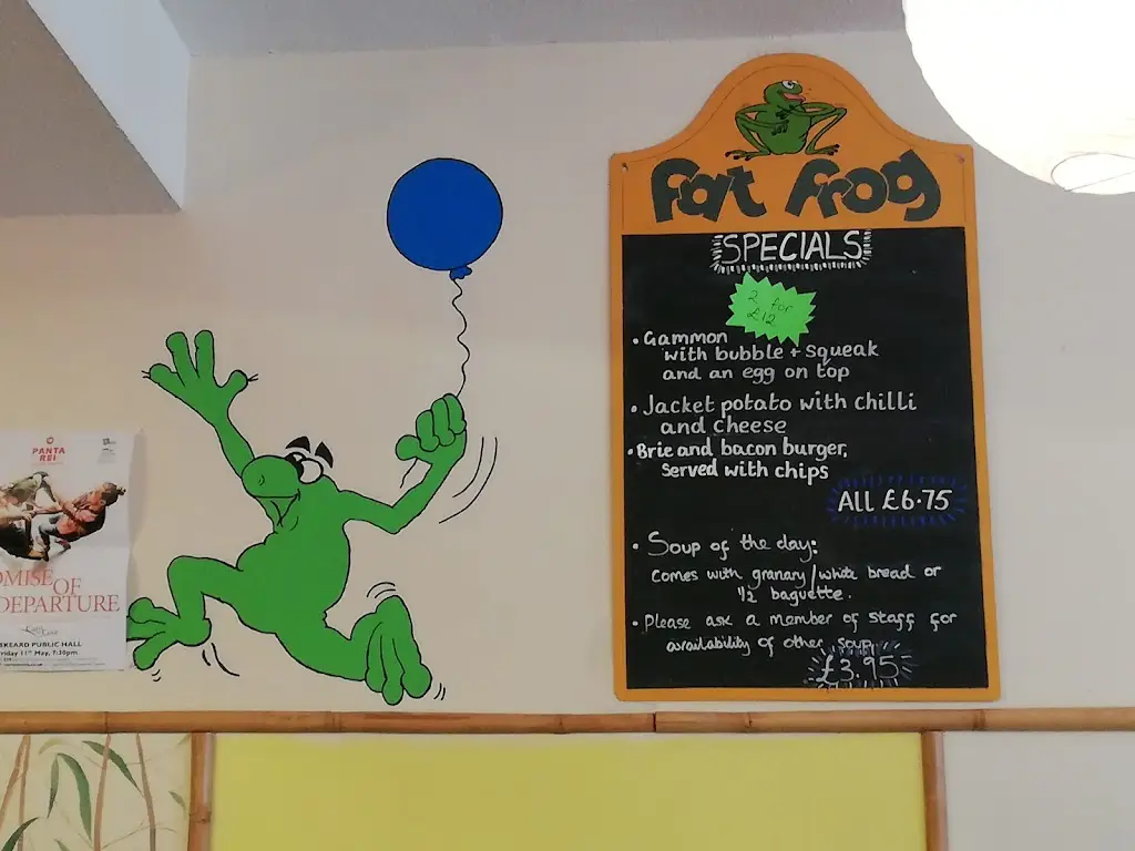 Menu_The Fat Frog_Liskeard_image_1
