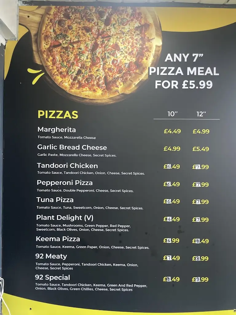 Menu_Route 92_Little Hulton_image_1