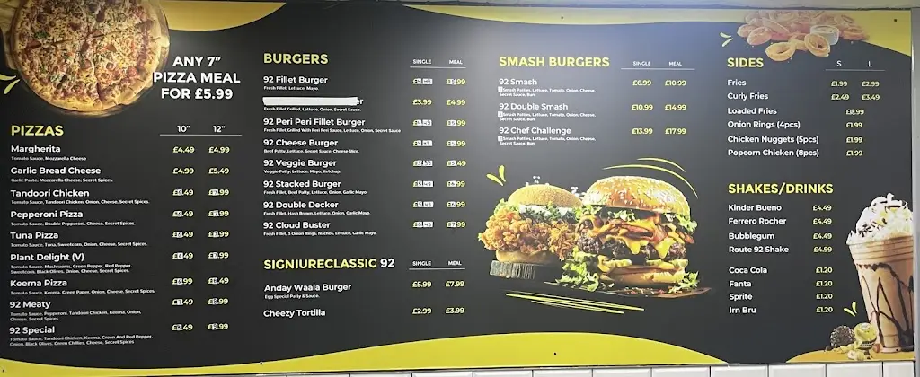 Menu_Route 92_Little Hulton_image_4