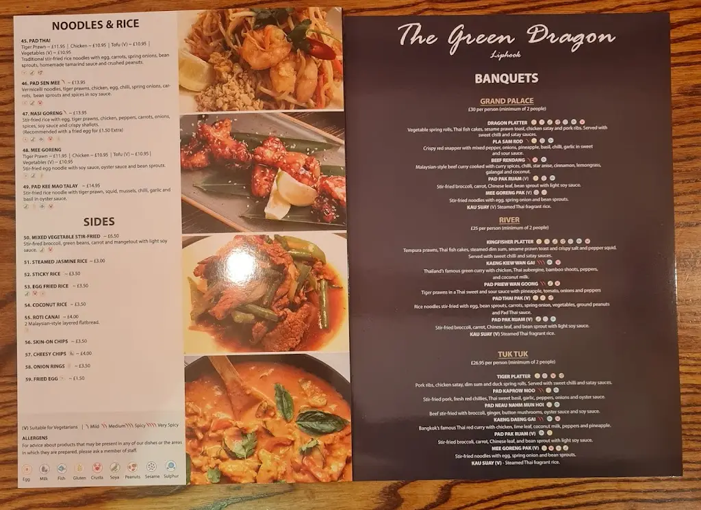 Menu_The Green Dragon_Liphook_immagine_2