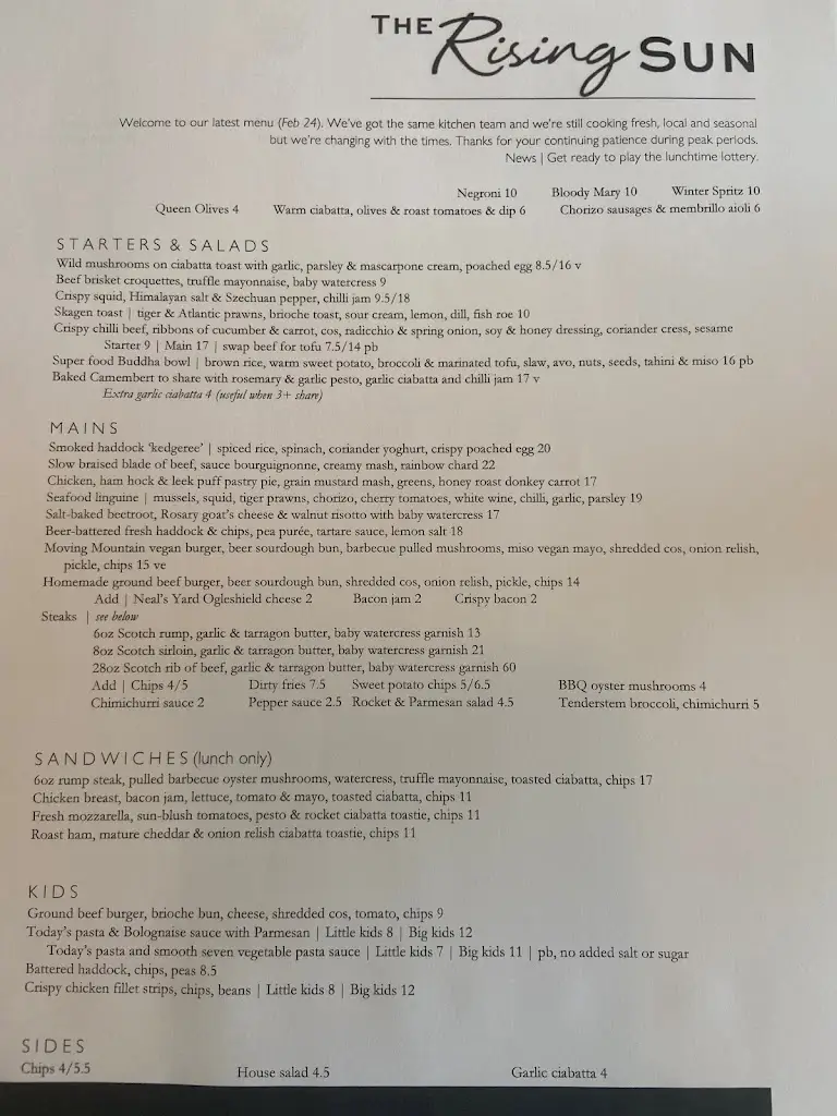 Menu_The Rising Sun Milland_Liphook_image_2