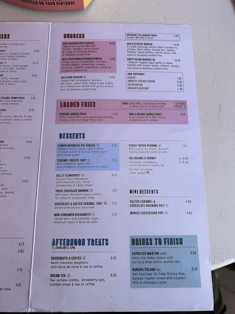 Menu_Bill's Lewes Restaurant_Lewes_image_2