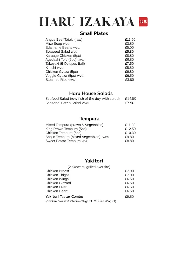 Menu_Haru Izakaya_Lewes_image_3
