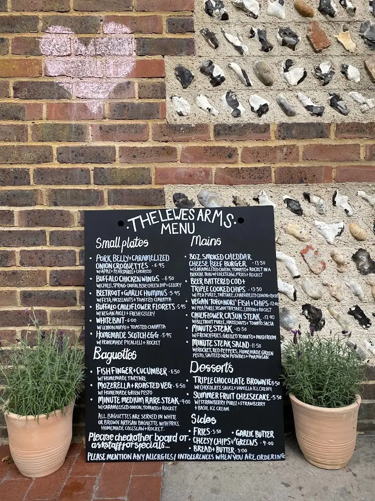 Menu_The Lewes Arms_Lewes_imagen_2