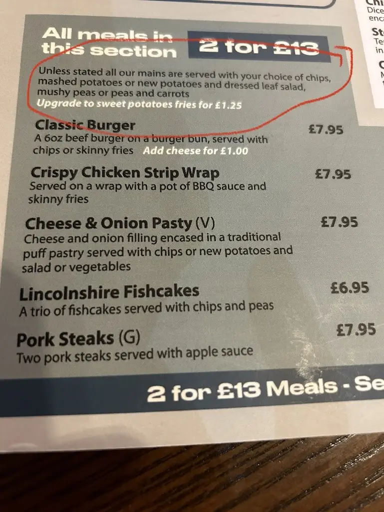 Menu_The Liversedge_Liversedge_image_2