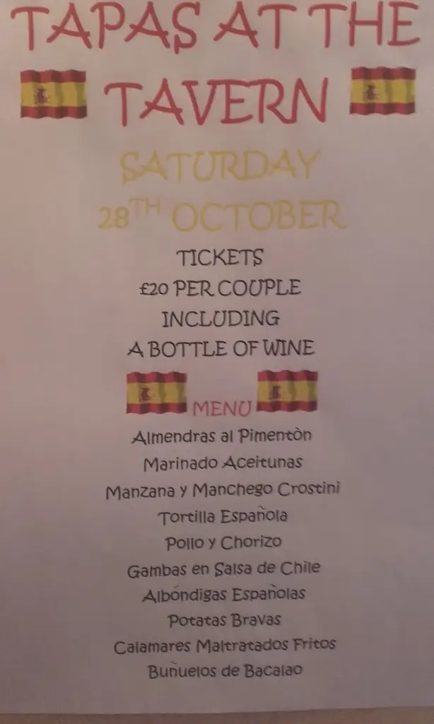 Menu_Stopes Tavern_Little Lever_image_1