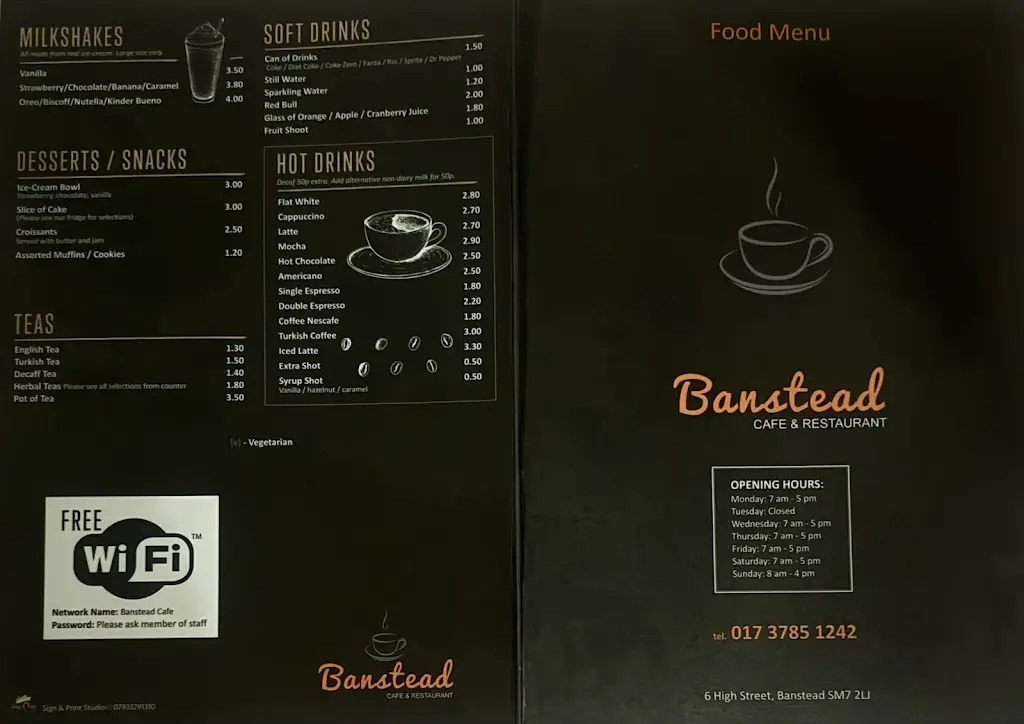 Menu_Banstead Cafe_Banstead_image_1