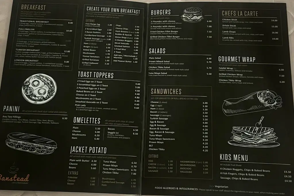 Menu_Banstead Cafe_Banstead_image_2