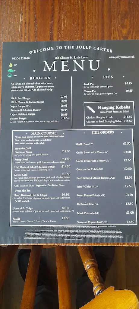 Menu_The Jolly Carter_Little Lever_image_1