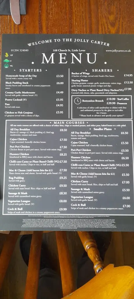 Menu_The Jolly Carter_Little Lever_image_2