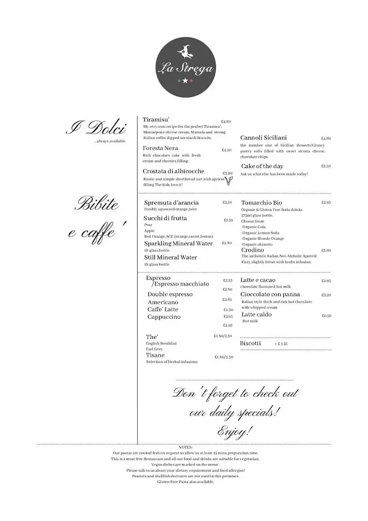 Menu_La Strega_Littleport_image_2