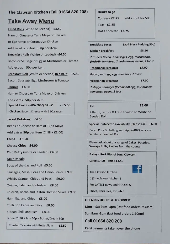 Menu_The Clawson Kitchen_Long Clawson_image_1