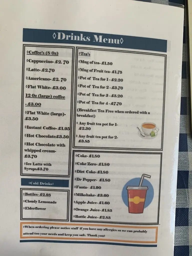 Menu_Rosy Lee's_Loddon_image_1