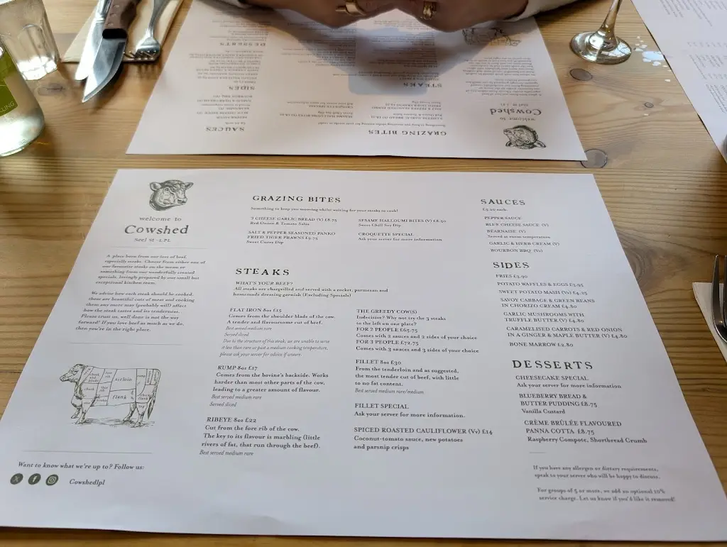 Menu_Cowshed Liverpool_Liverpool_image_3