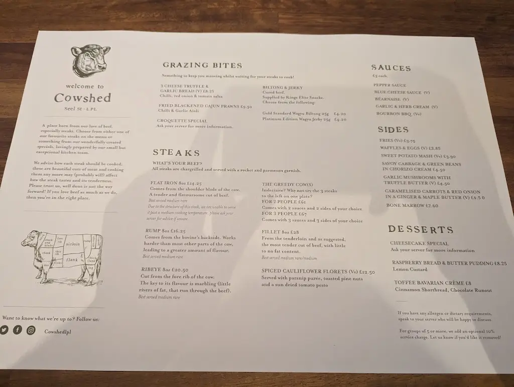Menu_Cowshed Liverpool_Liverpool_image_4