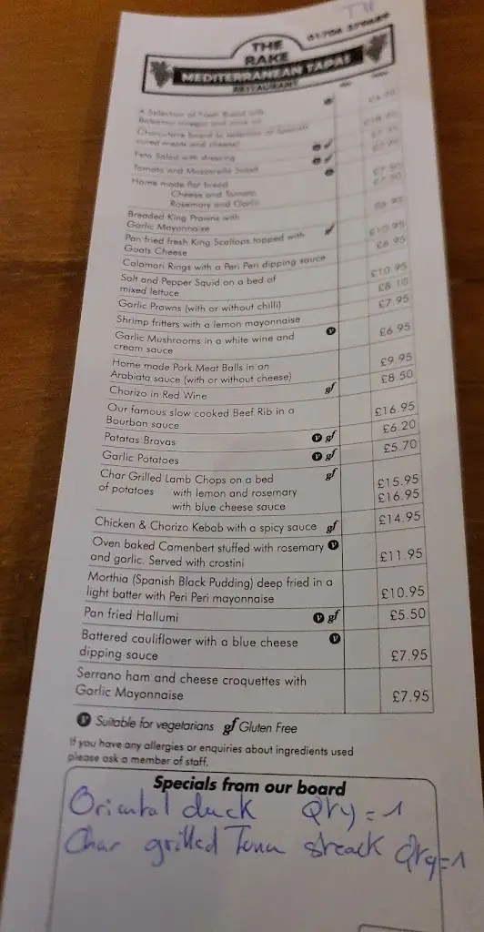 Menu_The Rake Tapas_Littleborough_image_2