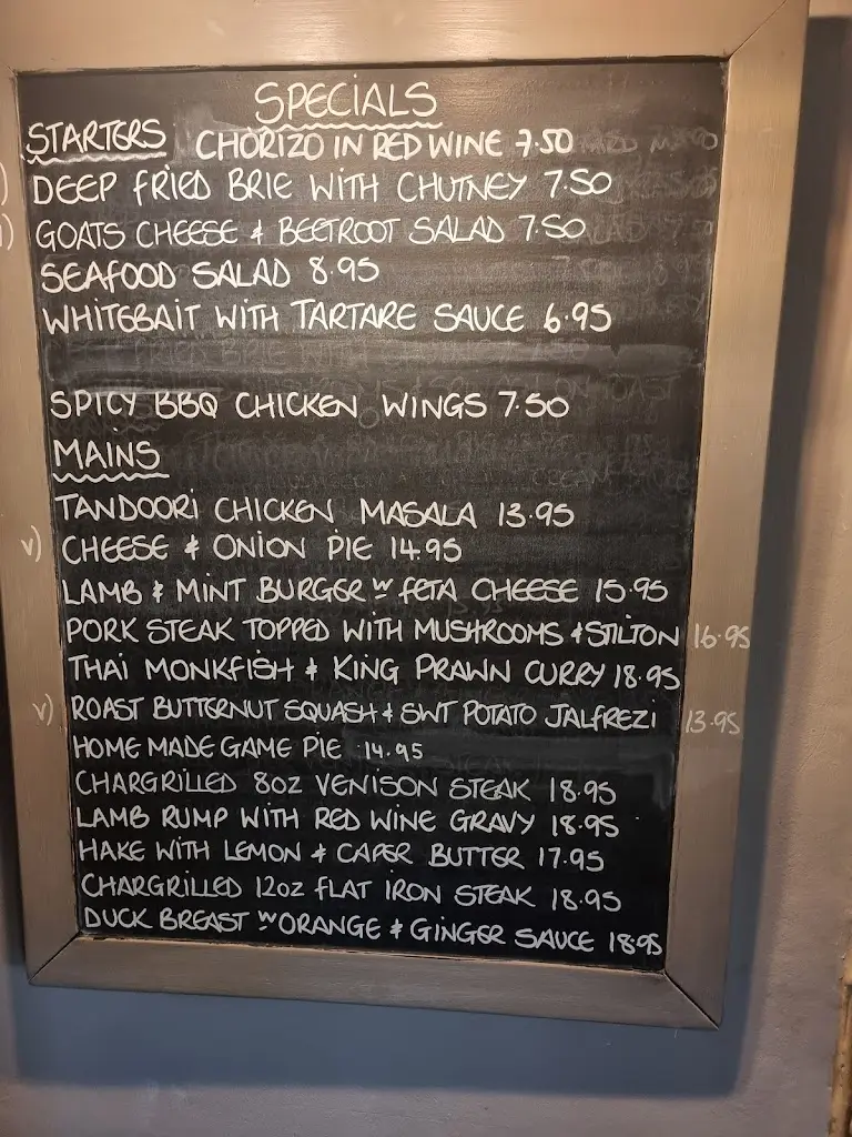 Menu_The White House_Littleborough_image_1