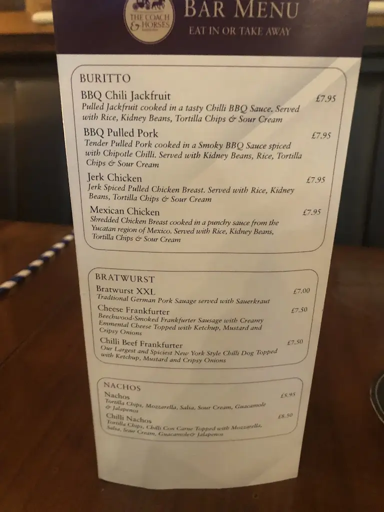 Menu_The Coach & Horses_Barnburgh_image_3