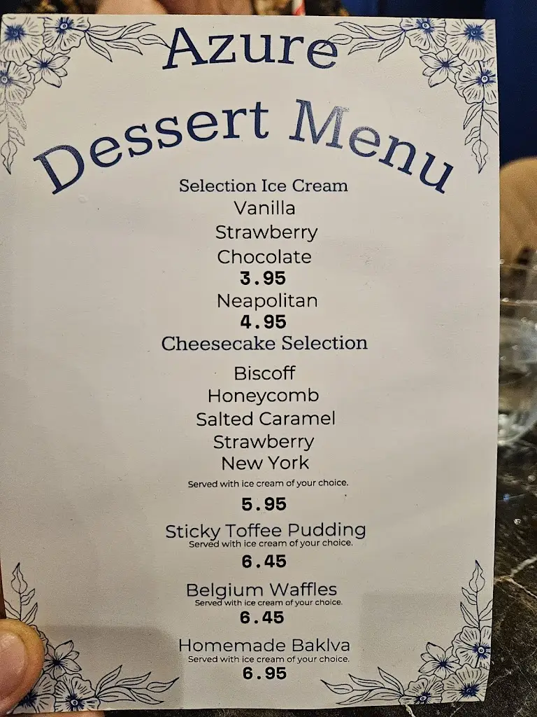 Menu_Azure restaurant Long Stratton_Long Stratton_image_4