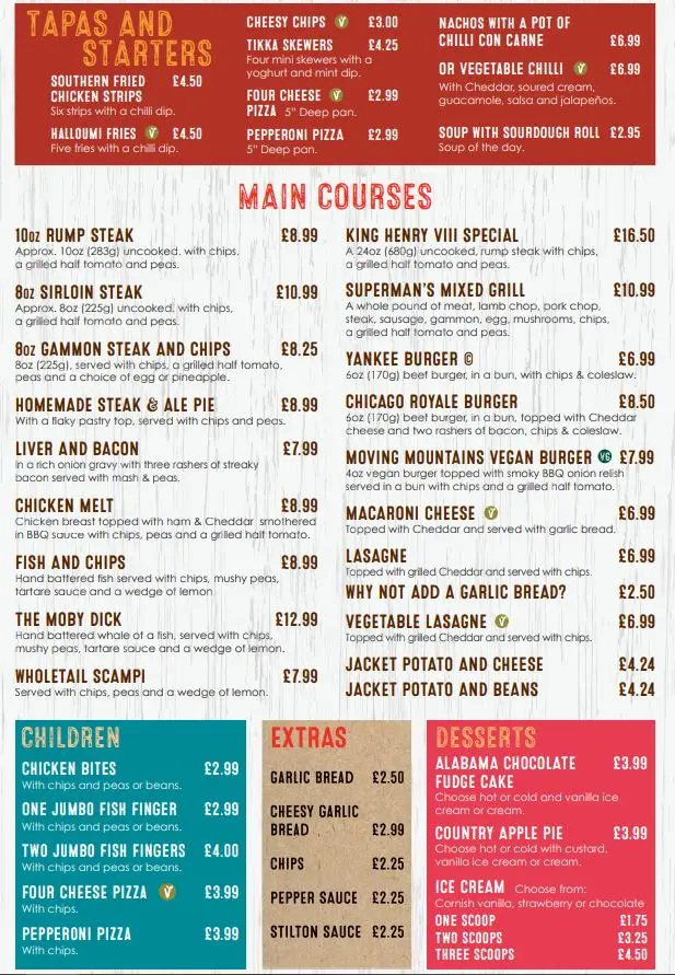 Menu_The Old Smithy_Long Lawford_image_2