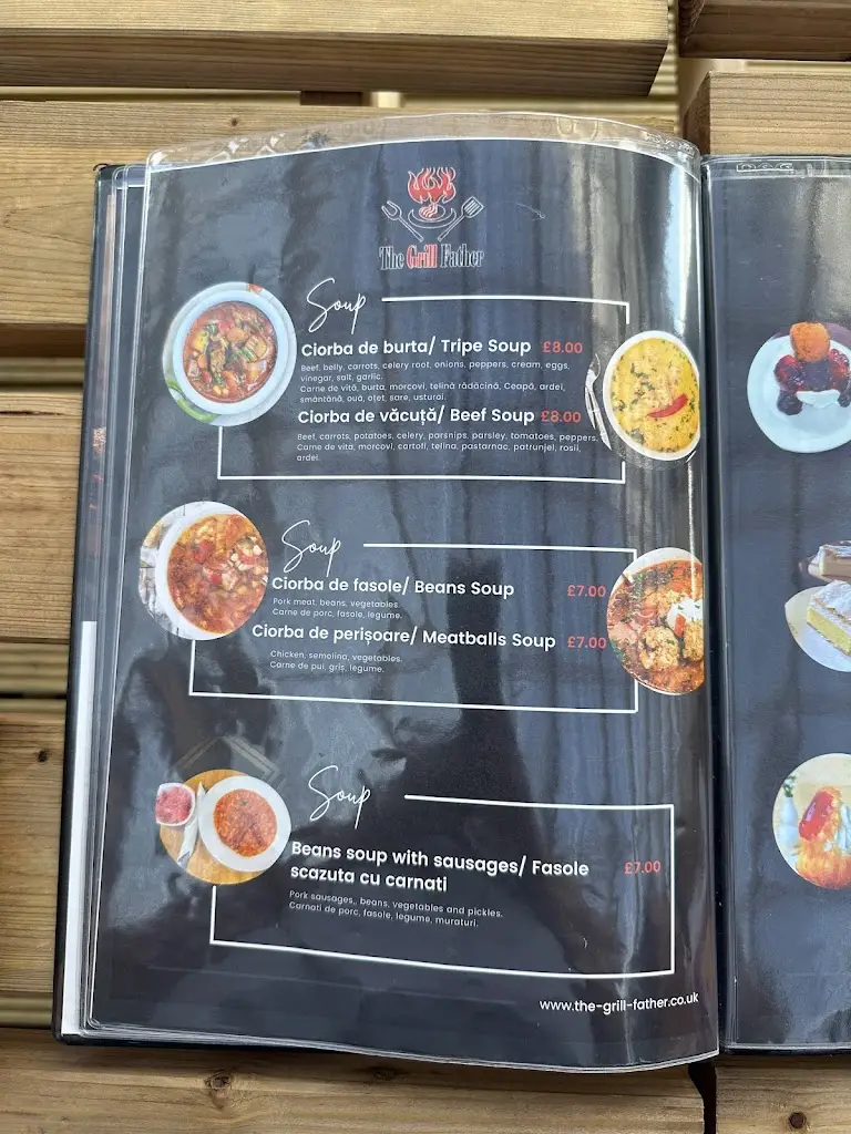 Menu_The Grill Father_Long Lawford_image_1