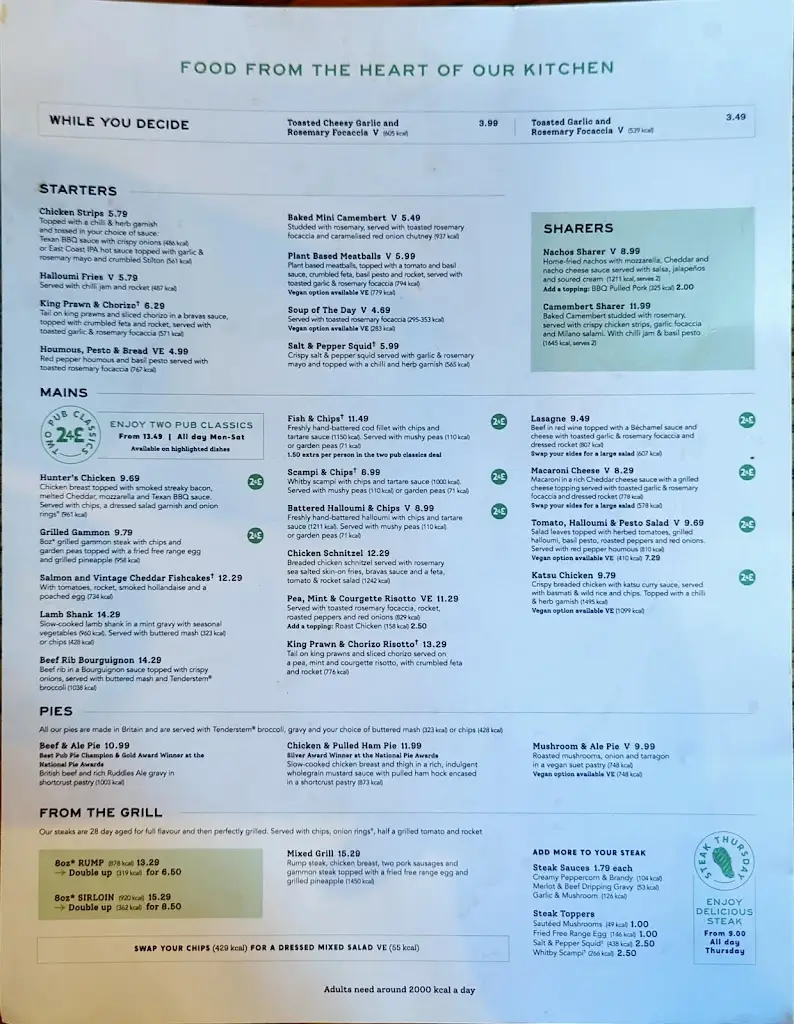 Menu_Cock & Bell_Long Melford_image_1