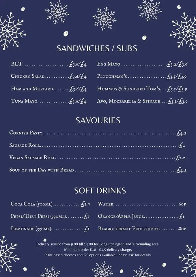 Menu_The Margin Cafe_Long Itchington_image_3