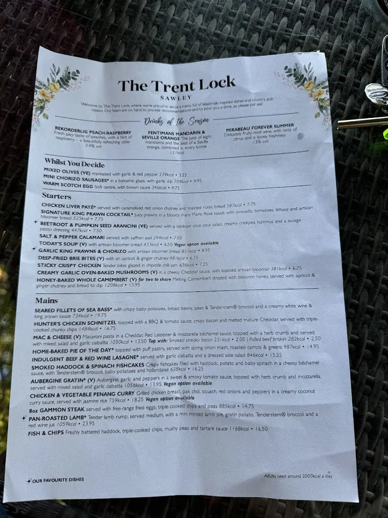 Menu_The Trent Lock_Long Eaton_image_1