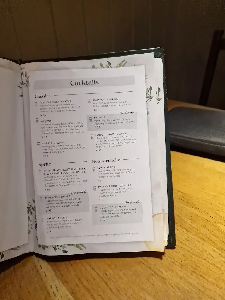 Menu_The Trent Lock_Long Eaton_image_2