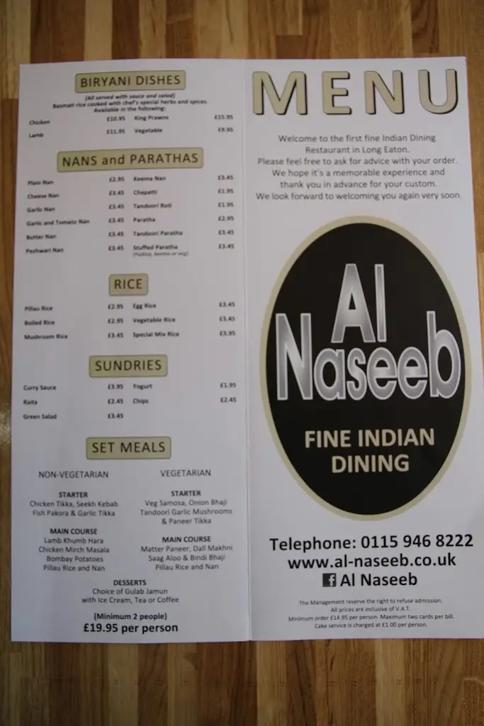 Menu_Al Naseeb_Long Eaton_image_1