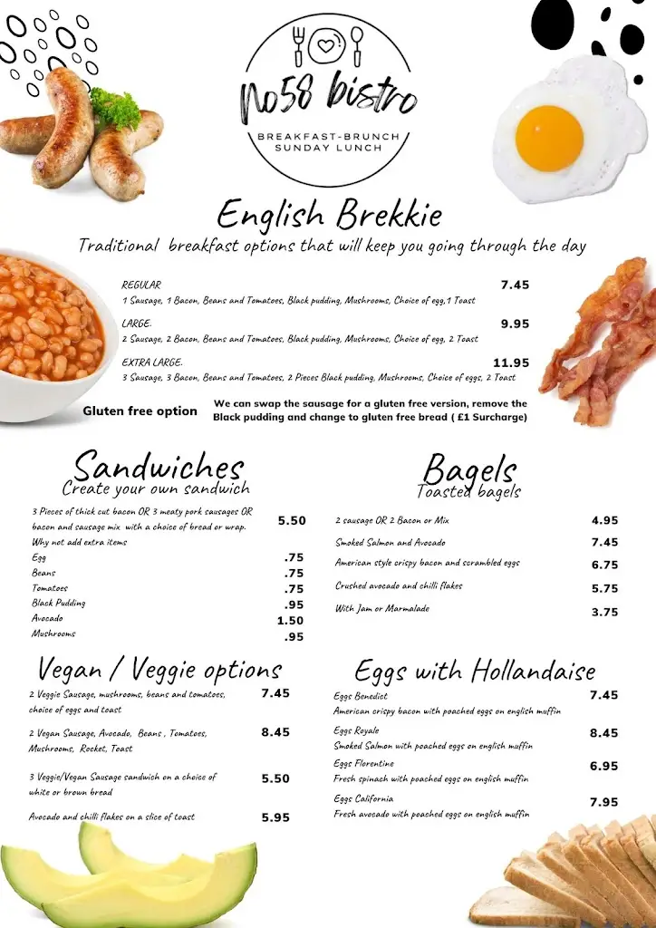 Menu_No.58 Bistro_Long Eaton_image_4