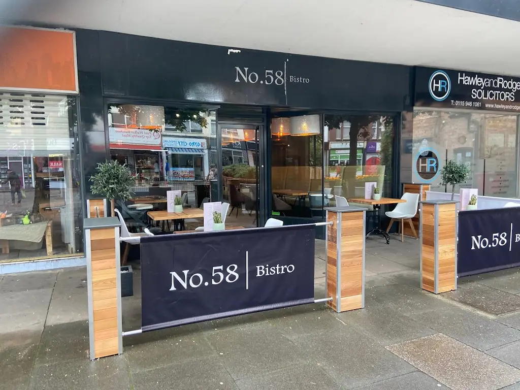 No.58 Bistro ristorante a Long Eaton