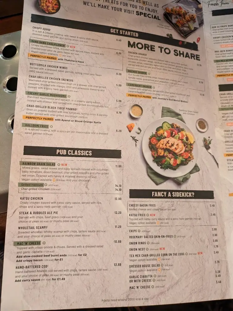 Menu_Harrington Arms Sawley_Long Eaton_imagen_2