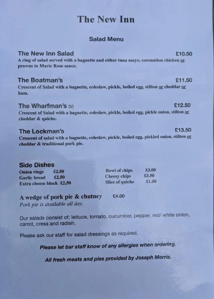 Menu_The New Inn_Long Buckby_image_2