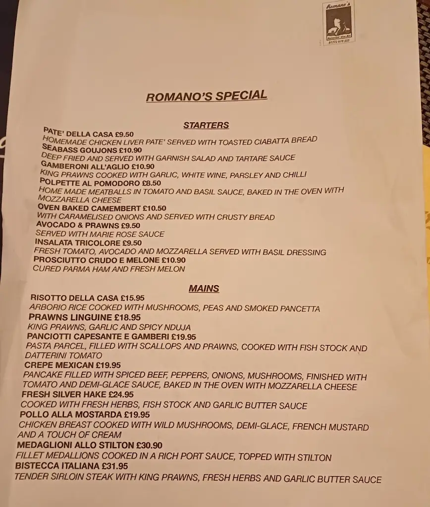 Menu_Romano's_Longton_image_1