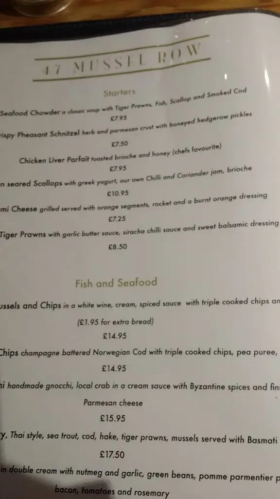 Menü_47 Mussel Row_Littlehampton_Bild_3