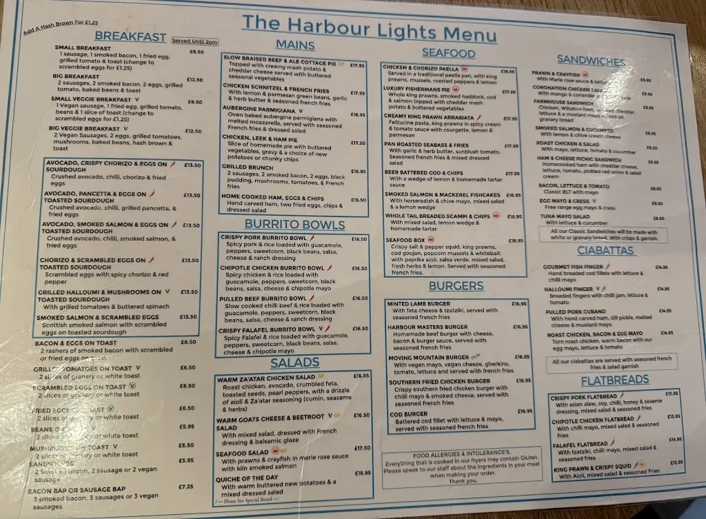 Menu_Harbour Lights Cafe_Littlehampton_image_1