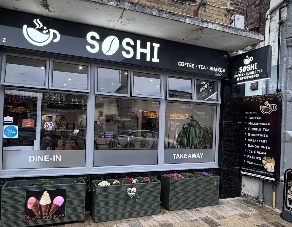 Soshi Café restaurante en Littlehampton