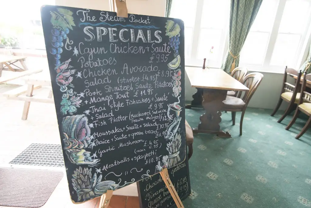Menu_The Steam Packet Pub_Littlehampton_image_1