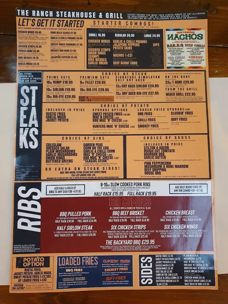 Menu_The Ranch Steakhouse & Grill_Louth_image_4