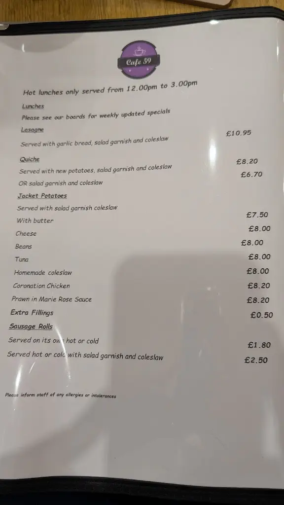 Menu_Café 59_Long Sutton_imagen_1