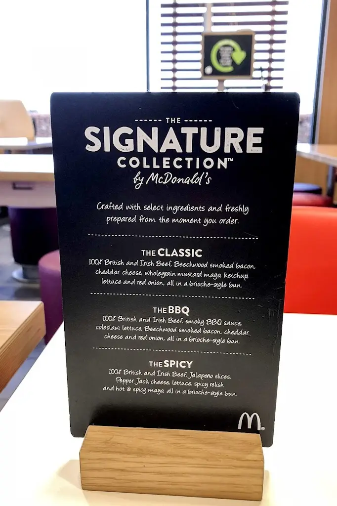 Menu_McDonald's_Long Sutton_image_1