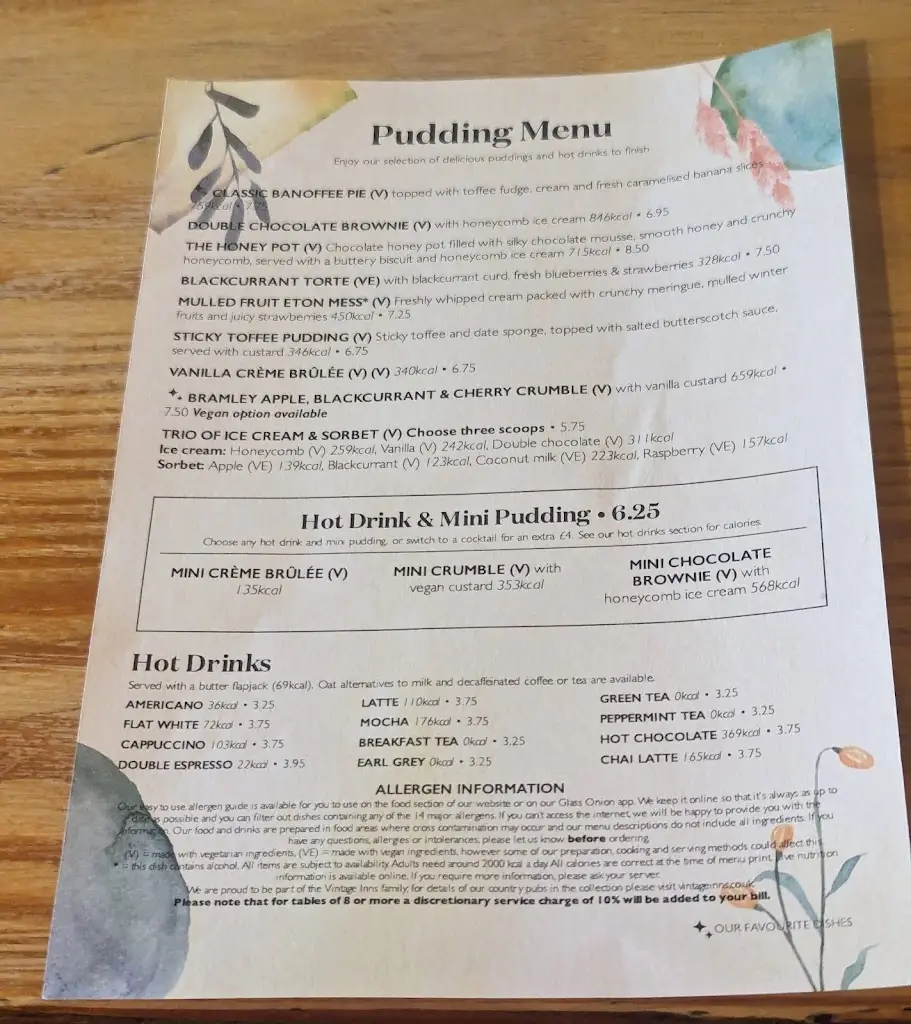 Menu_The Bay Horse_Low Bradley_image_1