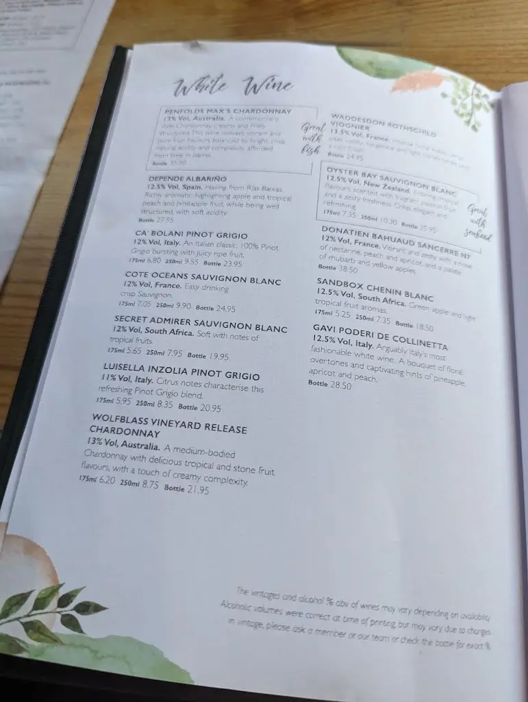 Menu_The Bay Horse_Low Bradley_image_4