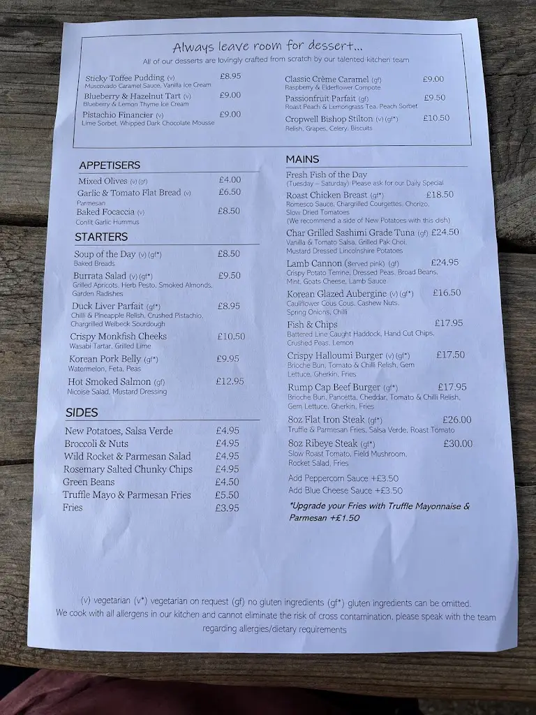 Menu_The Railway Lowdham_Lowdham_image_1