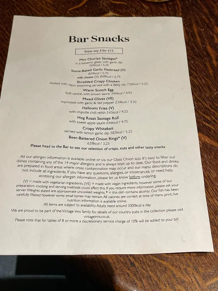 Menu_The Springfield Inn_Lowdham_image_1