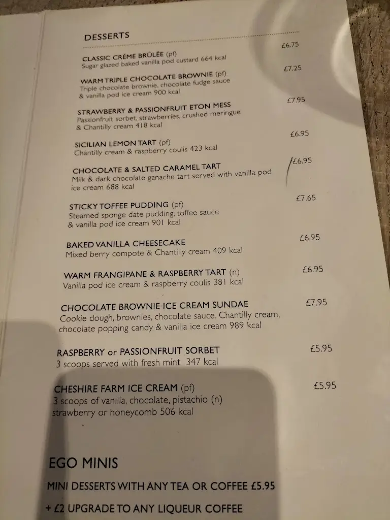 Menu_Ego at The Beverley Arms, Ackworth_Low Ackworth_image_1