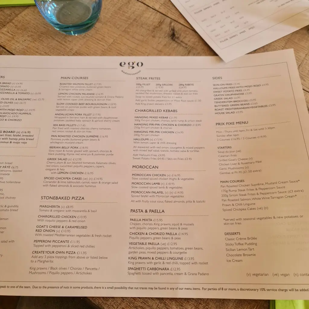 Menu_Ego at The Beverley Arms, Ackworth_Low Ackworth_image_3