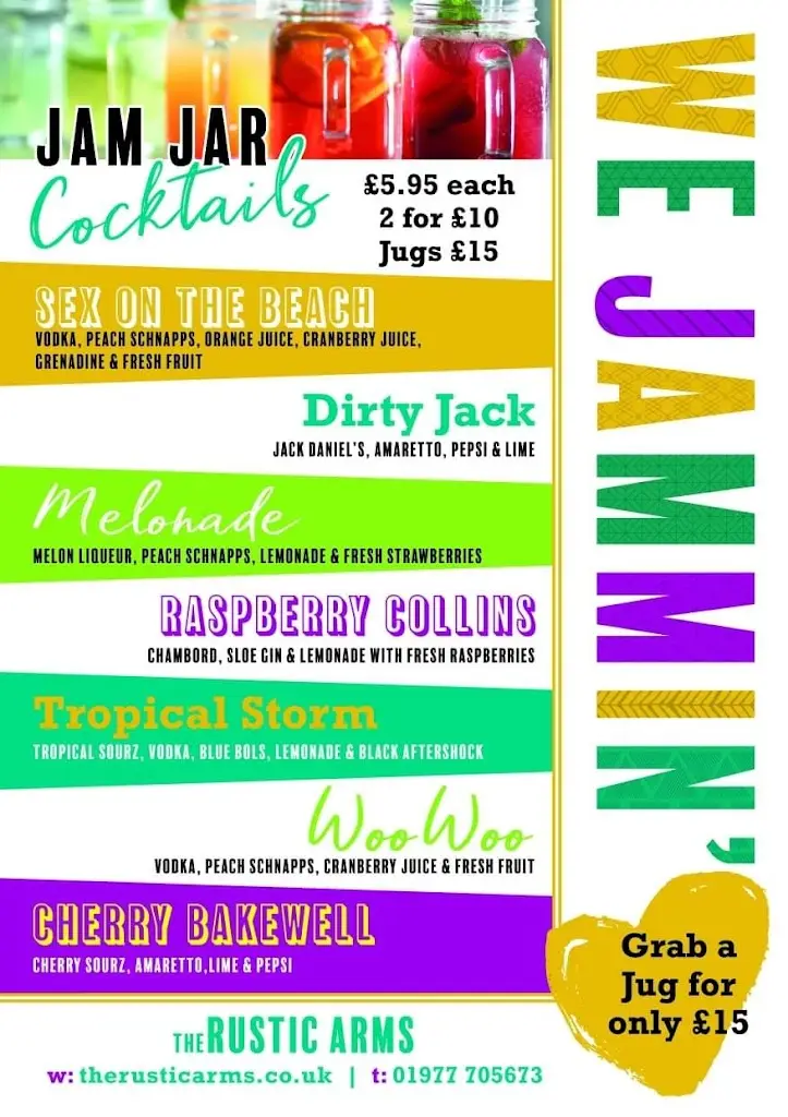 Menu_The Rustic Arms_Low Ackworth_image_1